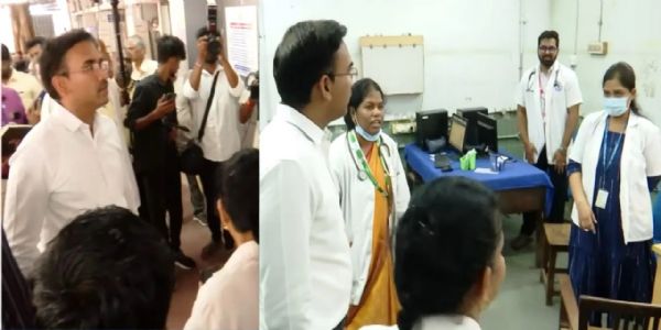 किलपॉक सरकारी अस्पताल में मंत्री का औचक निरीक्षण, रिश्वत लेने के आरोप में चार चिकित्सा सहायक बर्खास्त