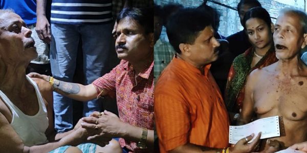 वज्रपात में मृत किसान के परिवार को चार लाख की आर्थिक सहायता