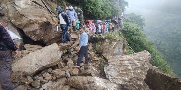 केदारनाथ पैदल मार्ग पर आवाजाही बाधित