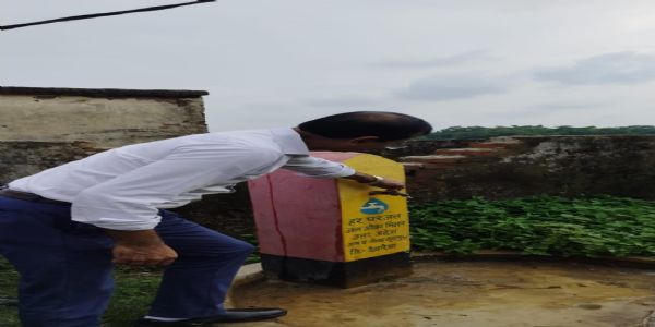 सीडीओ ने पेयजल परियोजना, राजकीय नलकूप और विद्यालय का किया निरीक्षण