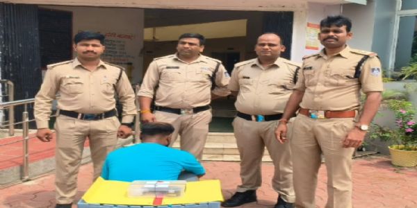 जबलपुर में शातिर बदमाश अवैध पिस्टल और कारतूस सहित गिरफ्तार