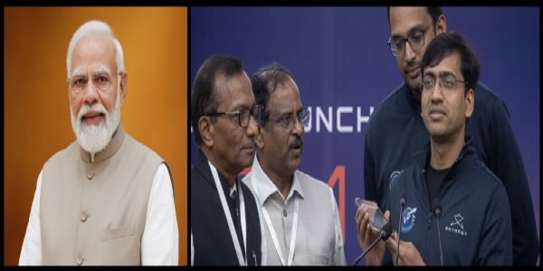 प्रधानमंत्री ने विक्रम-1 के सफल प्रक्षेपण के बाद स्काईरूट एयरोस्पेस के संस्थापकों से की बात, दी बधाई