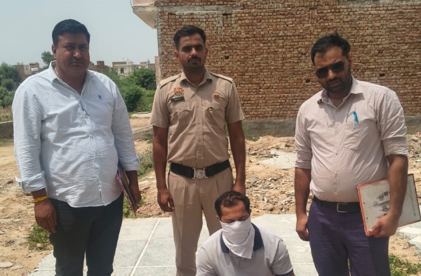 प्रतिबंधित नशीली गोलियों के साथ पकड़ा गया आरोपी। प्रतिबंधित नशीली गोलियों के साथ पकड़ा गया आरोपी।
