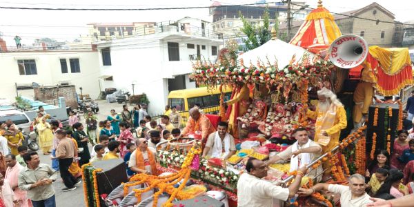 नाहन में श्रद्धा और उल्लास के साथ निकली भगवान जगन्नाथ की 18वीं रथ यात्रा, हजारों श्रद्धालुओं ने खींचा रथ