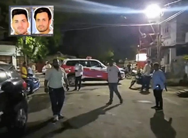 घटना के बाद पुलिस मौके पर पहुंची घटना के बाद पुलिस मौके पर पहुंची