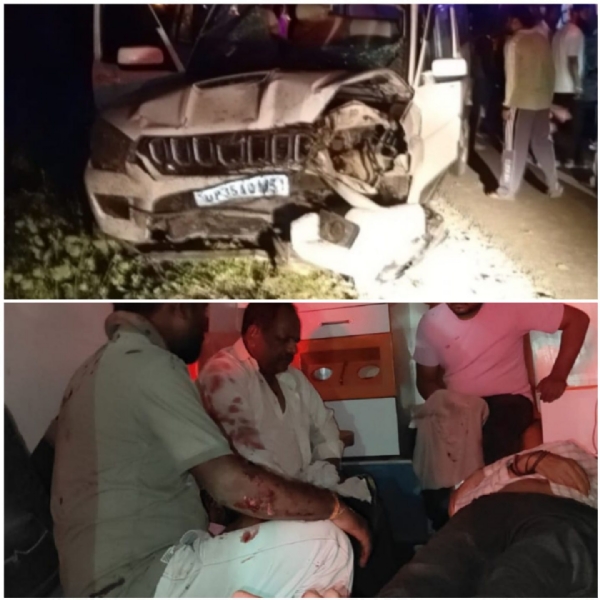 कार हादसे का शिकार, दो की मौत, छह घायल कार हादसे का शिकार, दो की मौत, छह घायल