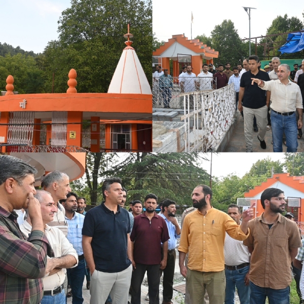 अनंतनाग के उपायुक्त ने ब्रारियांगन, शांगुस में माता उमा भगवती के मूर्ति प्रतिष्ठान दिवस की तैयारियों की समीक्षा की अनंतनाग के उपायुक्त ने ब्रारियांगन, शांगुस में माता उमा भगवती के मूर्ति प्रतिष्ठान दिवस की तैयारियों की समीक्षा की