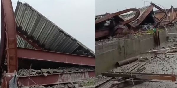कोलकाता में निर्माणाधीन गोदाम का क्षतिग्रस्त हिस्सा (फाइल फोटो) कोलकाता में निर्माणाधीन गोदाम का क्षतिग्रस्त हिस्सा (फाइल फोटो)