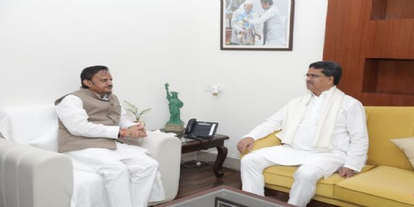 त्रिपुरा के मुख्यमंत्री का मप्र के उप मुख्यमंत्री ने किया अभिनंदन, विभिन्न विषयों पर चर्चा