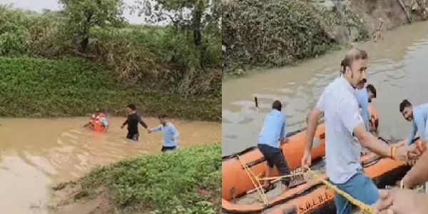 मप्रः इंदौर में मूसलाधार बारिश के दौरान नाले में बहे युवक का शव मिला, दूसरे की तलाश जारी