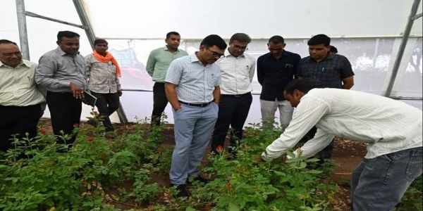 इंदौरः संभागायुक्त ने धार जिले में पीएम मित्र पार्क और आधुनिक उद्यानिकी परियोजनाओं का लिया जायजा