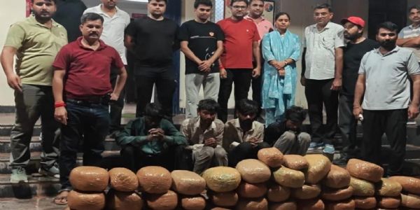 ओडिशा से जयपुर लाई जा रही 150 किलो गांजे की खेप जब्त