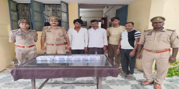 भैंस-पड़वा चोरी करने वाले गिरोह के 04 सदस्य गिरफ्तार, 81 पड़वा और 80 हजार नकद बरामद