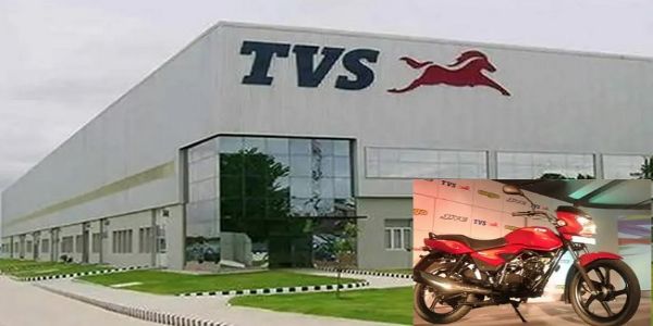 टीवीएस मोटर के लोगो का प्रतीकात्मक चित्र टीवीएस मोटर के लोगो का प्रतीकात्मक चित्र