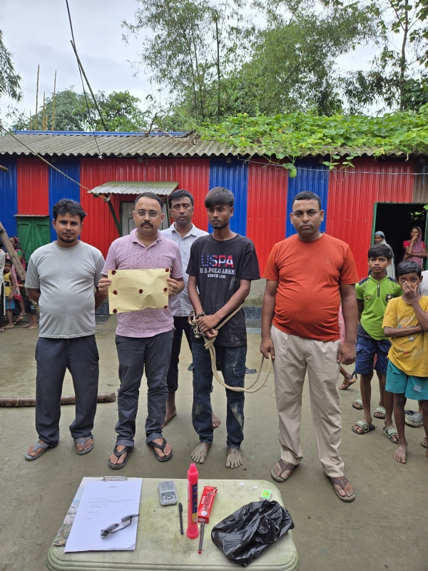 हेरोइन सहित एक तस्कर गिरफ्तार। हेरोइन सहित एक तस्कर गिरफ्तार।