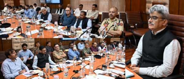 मुख्य सचिव ने श्री अमरनाथ जी यात्रा की सुविधाओं के उन्नयन के लिए सीएपीएफ की सिफारिशों के कार्यान्वयन की समीक्षा की मुख्य सचिव ने श्री अमरनाथ जी यात्रा की सुविधाओं के उन्नयन के लिए सीएपीएफ की सिफारिशों के कार्यान्वयन की समीक्षा की