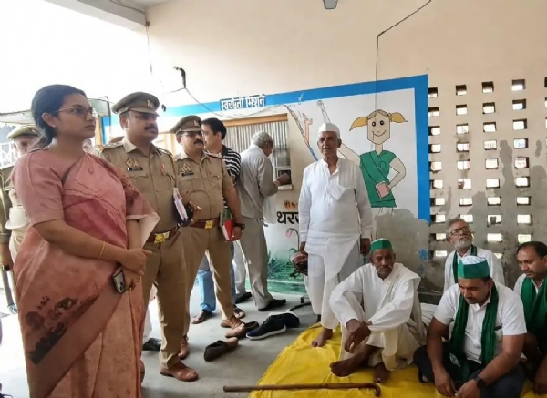 वांगचुक के समर्थन में किसान संगठन ने की भूख हड़ताल वांगचुक के समर्थन में किसान संगठन ने की भूख हड़ताल