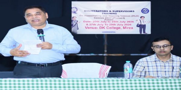 कामरूप में जनगणना-2027 की तैयारियां तेज, हाउस लिस्टिंग और आवास जनगणना के लिए प्रशिक्षण शुरू