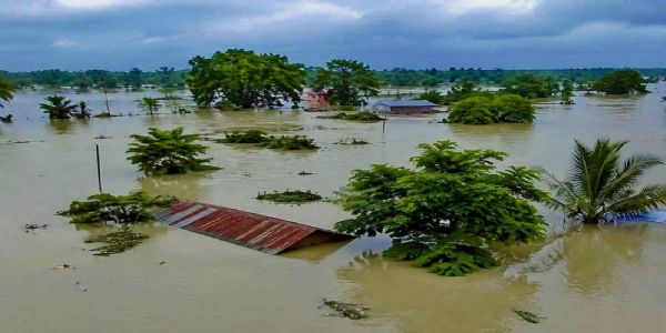 Image of the Assam Flood Situation Image of the Assam Flood Situation
