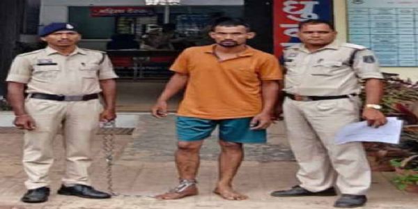 केंद्रीय जेल जगदलपुर की दीवार फांदकर फरार बंदी गिरफ्तार