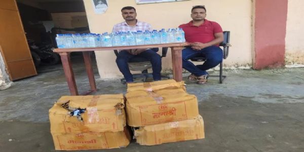 सिमराहा में 684 लीटर नेपाली शराब बरामद, एक तस्कर गिरफ्तार