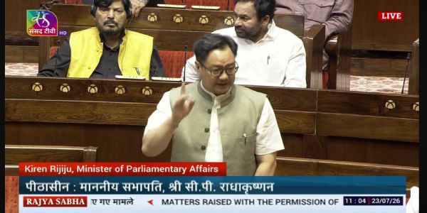 नीट मुद्दे पर चर्चा को तैयार सरकार, लेकिन कांग्रेस ने शर्तें रखीं: किरेन रिजिजू