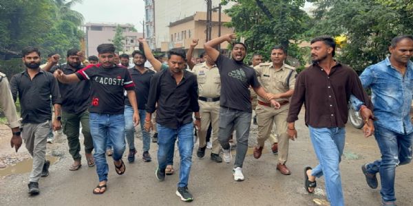 कोरबा में उपमुख्यमंत्री अरुण साव को एनएसयूआई और युवा कांग्रेस ने दिखाए काले झंडे, कई कार्यकर्ता हिरासत में