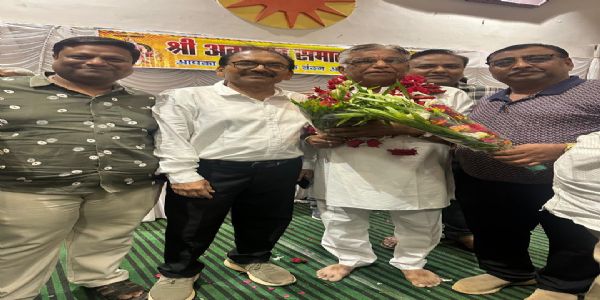धमतरी अग्रवाल समाज के अध्यक्ष चुने गए दयाराम अग्रवाल