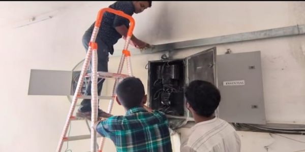 मालीगांव पूसीरे अस्पताल में भयावह आग, बाल-बाल बचा इमरजेंसी वार्ड