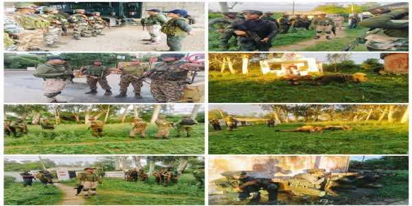 सांबा पुलिस ने ऑपरेशनल तैयारी को बेहतर बनाने के लिए एनएच-44 पर लंबी दूरी की पेट्रोलिंग और मॉक ड्रिल की