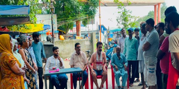 हरिद्वार नगर निगम ने वेंडिंग जोन में खींची लाल लकीर