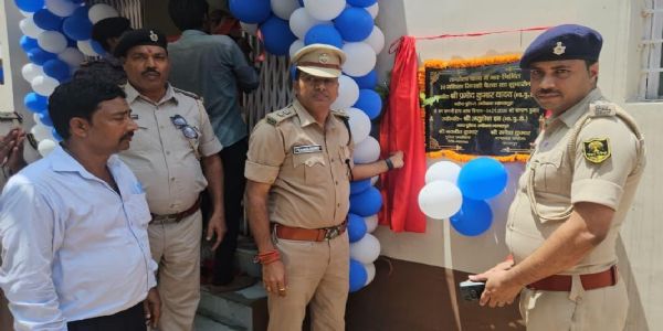 सन्हौला थाना को मिलेगा नया भवन, पुलिस बैरक का उद्घाटन
