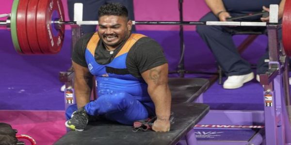 राष्ट्रमंडल खेल 2026: झंडू कुमार ने दिलाया भारत को पहला पदक, पैरा पावरलिफ्टिंग में जीता कांस्य