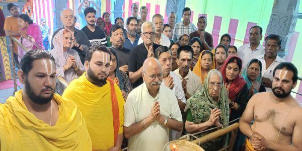 वेंकटेश्वर मंदिर में हर्षोल्लास के साथ मना हरिशयनी एकादशी व्रतोत्सव