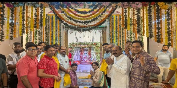 श्री गोपाल कृष्ण मंदिर के 39 वां त्रिदिवसीय वार्षिक उत्सव का शुभारंभ