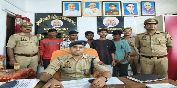 विंध्याचल पुलिस ने मोबाइल चोर गिरोह का किया पर्दाफाश, सात पकड़े गए