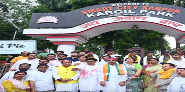 कारगिल विजय दिवस पर शहीदों को श्रद्धांजलि, पूर्व सैनिकों का सम्मान : अनिल दीक्षित