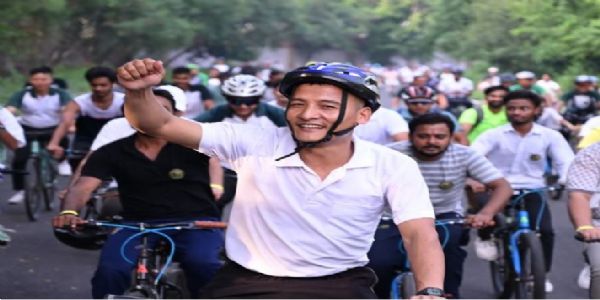 कारगिल के वीरों को साइकिल रैली से नमन, फिट इंडिया ने शुरू किया वालंटियर कार्यक्रम