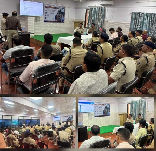 स्वास्थ्य एवं पुलिस विभाग के द्वारा MedLEaPR पोर्टल के संबंध में दिया गया प्रशिक्षण