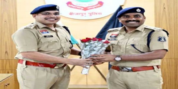 बीजापुर के नए एसपी उमेश प्रसाद गुप्ता ने संभाला कार्यभार