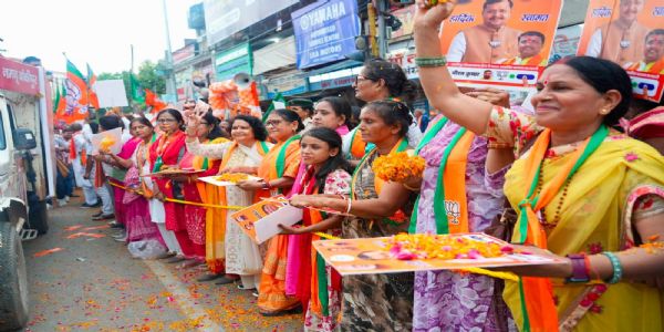 नितिन नवीन और सम्राट चौधरी के नेतृत्व में राजग का शक्ति प्रदर्शन, बांकीपुर विधानसभा क्षेत्र में हुआ रोड शो