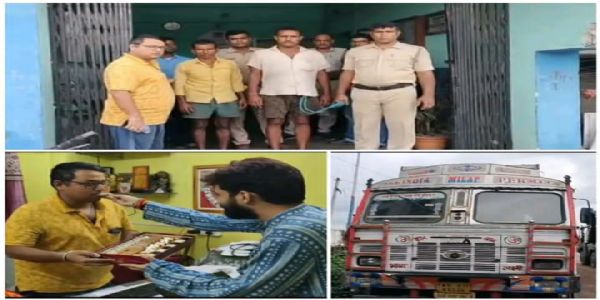 बिहार से कथित गौ तस्करी के आरोप में दुर्गापुर में ट्रक जब्त