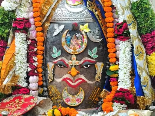 जटाधारी स्वरूप में सजे बाबा महाकाल जटाधारी स्वरूप में सजे बाबा महाकाल