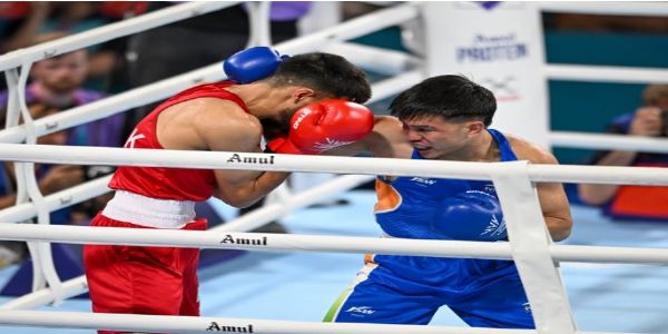 राष्ट्रमंडल खेल 2026: पाकिस्तान के मुक्केबाज को हराकर जदुमणि सिंह क्वार्टरफाइनल में राष्ट्रमंडल खेल 2026: पाकिस्तान के मुक्केबाज को हराकर जदुमणि सिंह क्वार्टरफाइनल में