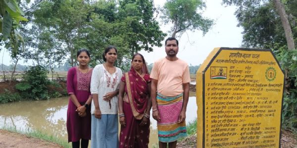 वर्षा जल संचयन से बदली किसान की तकदीर, डबरी बनी सहारा
