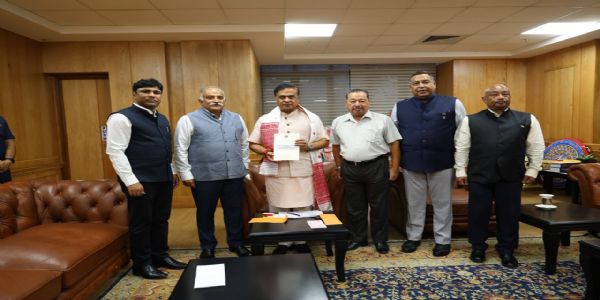 सैनिक कल्याण निदेशालय, असम ने मुख्यमंत्री राहत कोष में दिया ₹25 लाख का योगदान