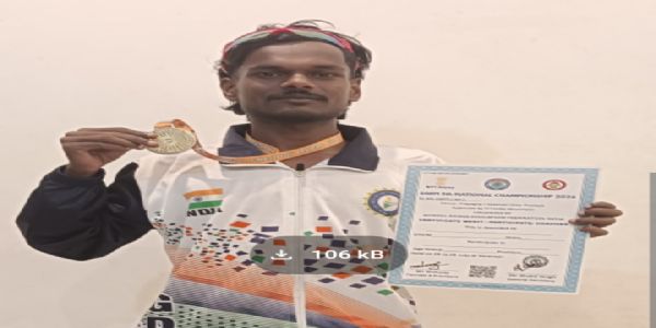 बिहार में नवादा के विक्रम 200 मीटर दौड़ में बने राष्ट्रीय चैंपियन