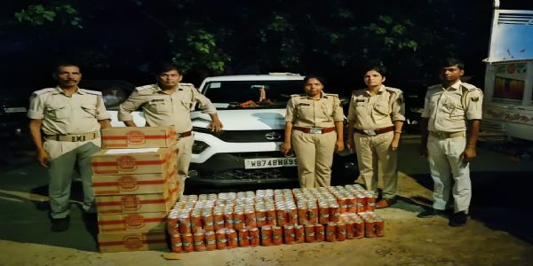 मद्य निषेध विभाग ने कार से 588 बोतल बीयर किया बरामद,चालक हुआ फरार