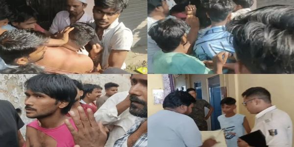होटल में विवाद ने लिया हिंसक रूप, एनएच-27 पर एक घंटे तक अफरा-तफरी
