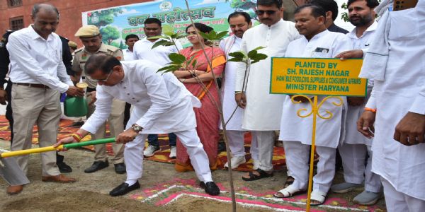 कैथल: आने वाली पीढ़ियों के प्रति अपने दायित्व को याद करने का पर्व है वन महोत्सव : राजेश नागर